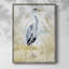 Heron on the Coast I, reproduction encadrée - bois massif-1112563841
