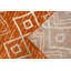 Tapis orange à motif géométrique Mcneel-1631412913