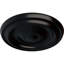 Médaillon de plafond Endurathane Maria, DE 9 5/8 po x P 1 1/8 po (pour auvents jusqu'à 1 3/4 po), fini noir de jais peint à la main-27779810