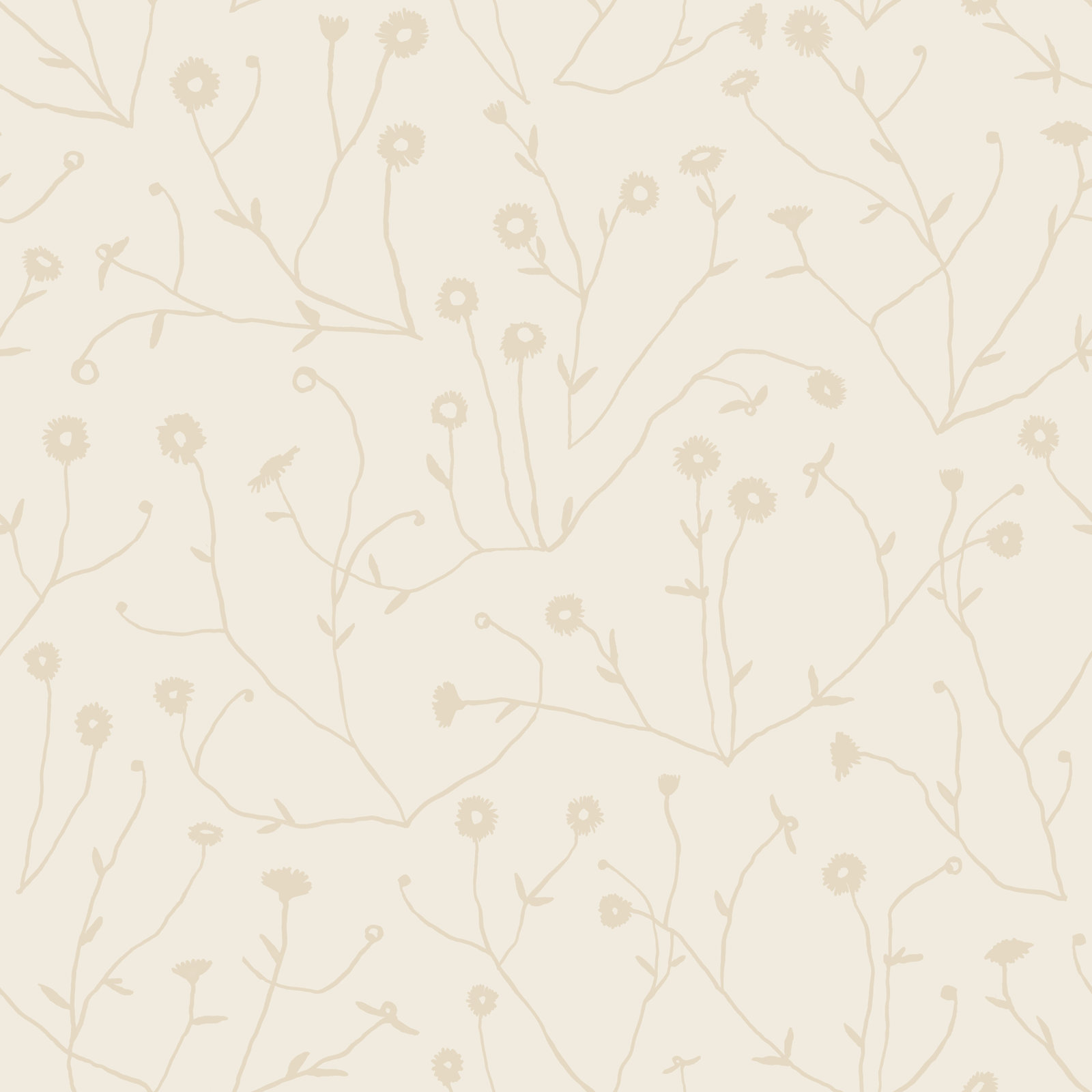 Keyes Floral Wallpaper, Neutral