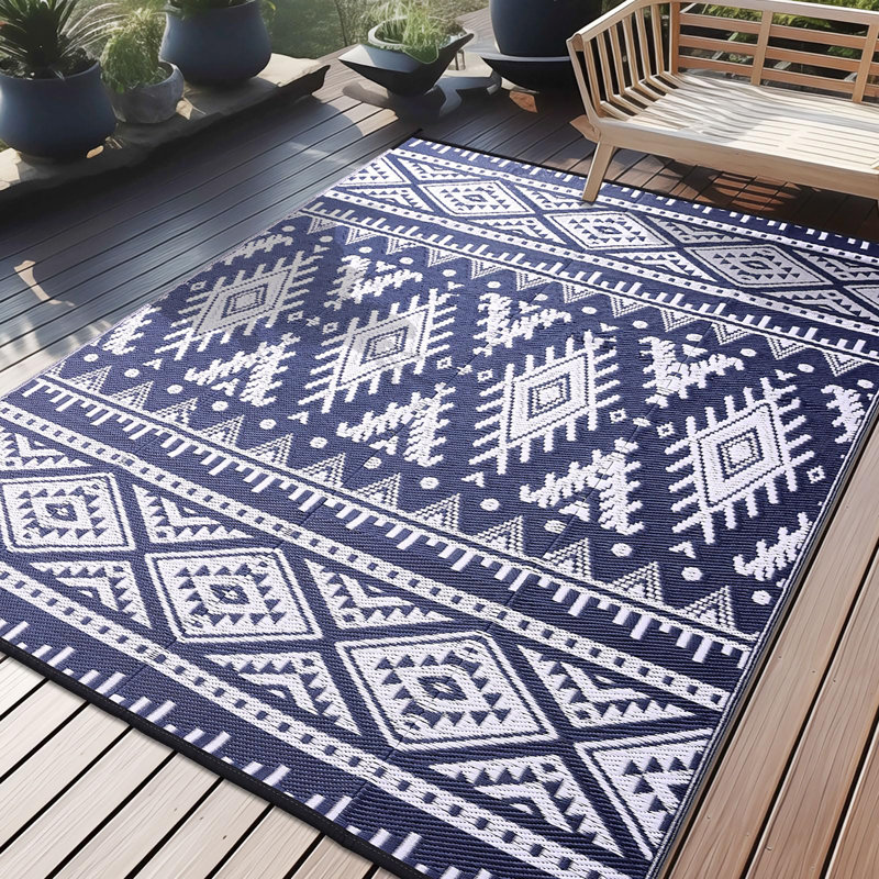 Geometric Shapes Area Rug, Rectangle 180 x 270 cm