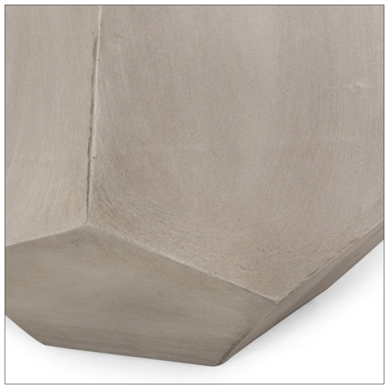 Outdoor CALGARY SIDE TABLE,Light Grey
