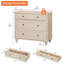 Commode 3 tiroirs l 33,9 po Scarlett-1948901213