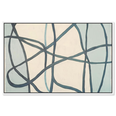 Art mural minimaliste sur toile Eernal Loop II par Art Remedy