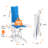 VOCIC Plastic / Acrylic Stackable Folding Chair