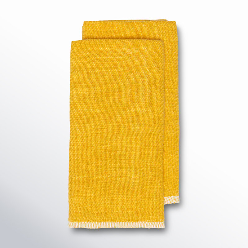 Soren Dish Cloth Kitchen Towel, Mustard