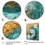Vagues dorées tourbillonnantes, peinture I - décoration murale spirales abstraites-1764817845-1686628958
