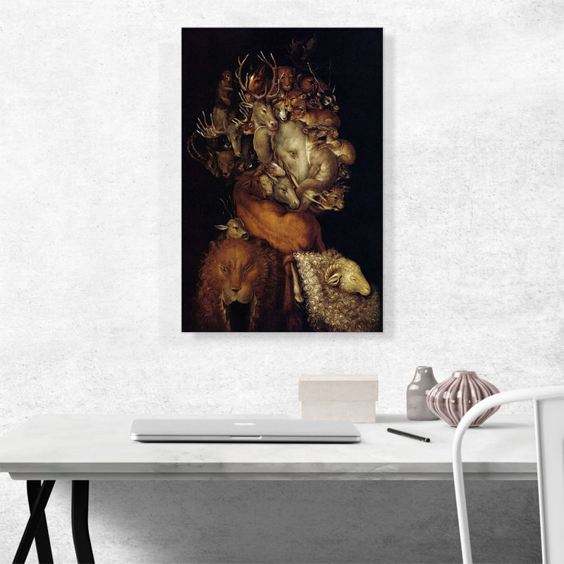 «Earth 1566» par Giuseppe Arcimboldo, impression sur toile tendue, H 26 po x l 18 po x P 0,75 po