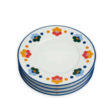 Floral Salad Plates (Set of 4)