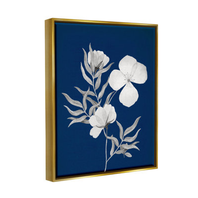Dessin audacieux de feuilles de brindilles à motif floral par Kourtni Gunn