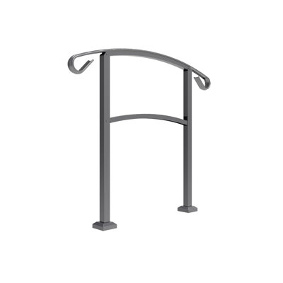Handirail 3-Step Aluminum Rail Kit
