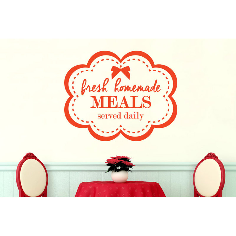 Wall Decal, Orange, Large