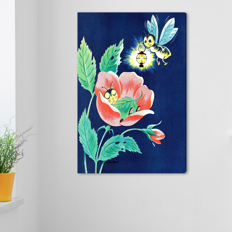 Sleeping Bug - Wrapped Canvas Print, 61cm H x 41cm W