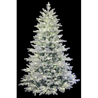 Lighted Artificial Spruce Christmas Tree