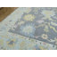 Tapis oriental noué à la main en gris / bleu ciel / or / vert sauge-69534476