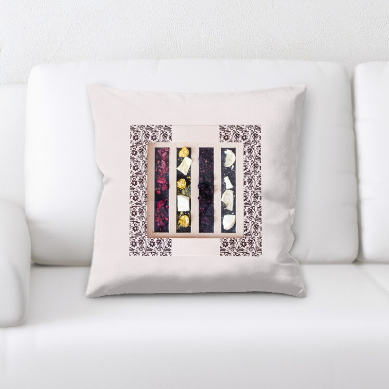 Penik Microsuede Reversible Throw Pillow