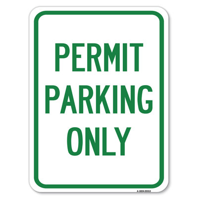Permis de stationnement seulement / 23313
