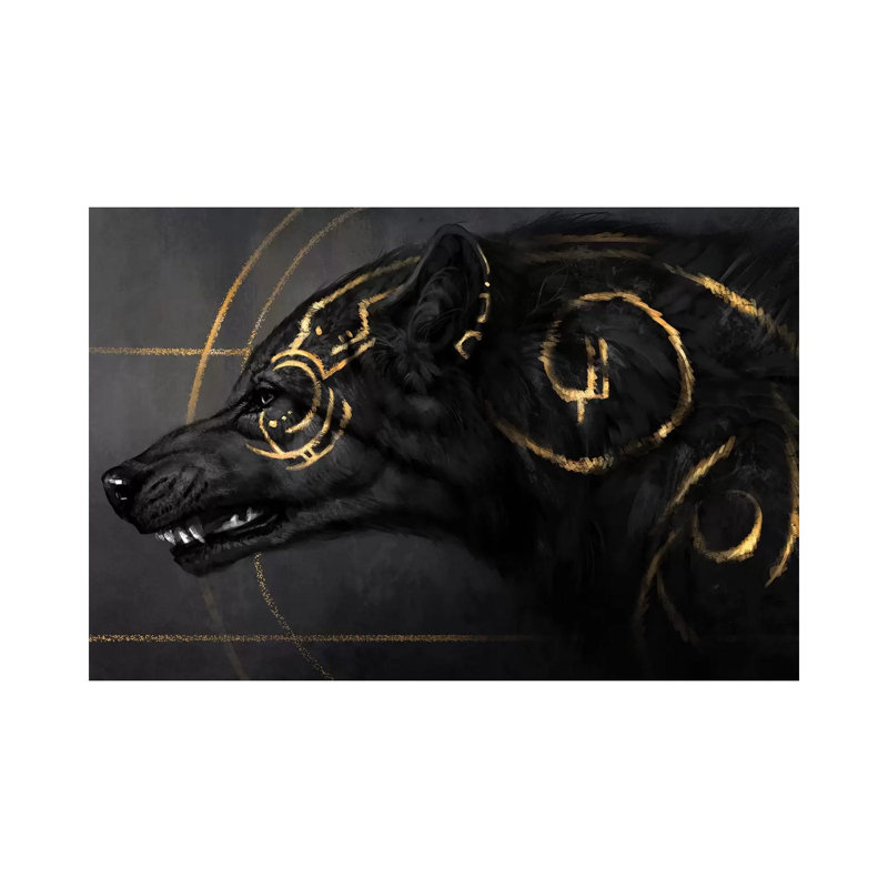 Golden by Jade Merien - Wrapped Canvas Gallery-Wrapped Canvas Giclée, 101.6 cm H x 66.04 cm W x 1.91 cm D