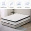 Matelas hybride 12 pouces - Soulagement de la pression et sommeil paisible, Fermeté moyenne, Ressorts ensachés et mousse viscoélastique imprégnée de gel, Livré comprimé-788429166