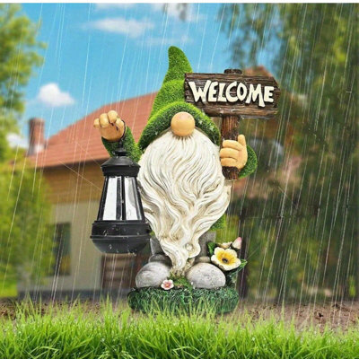 Solar Gnomes Garden Statues