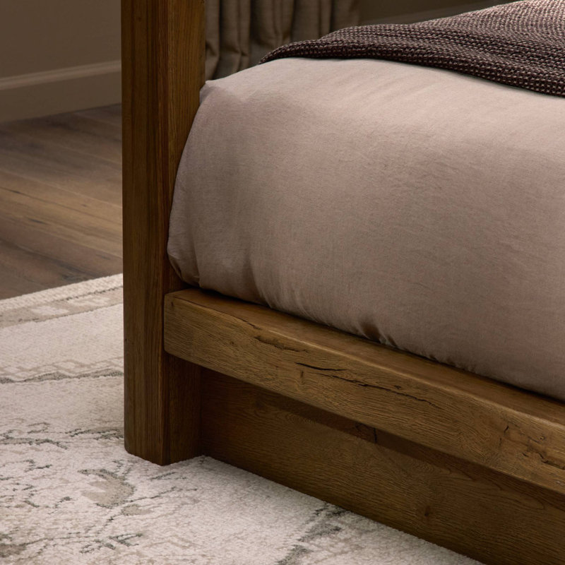 Frederick Canopy Bed-Antwerp Bone-Queen, King