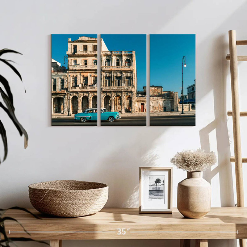 Rorry Old Havana Speeding Car, 48" H x 74" W