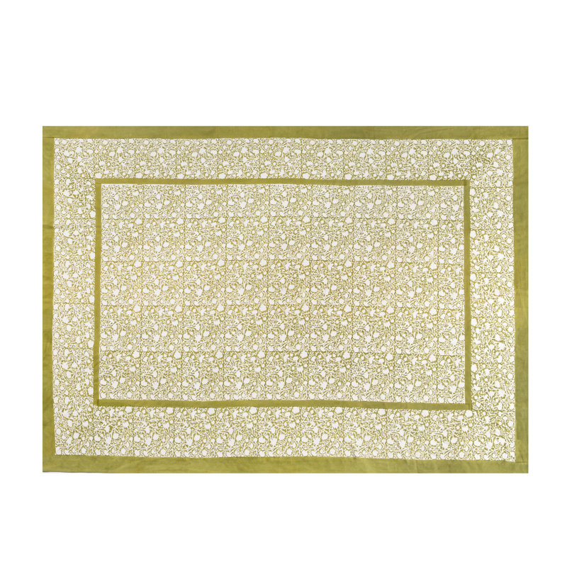 Durkee Rectangular Tablecloth, Vert, 86" x 59"