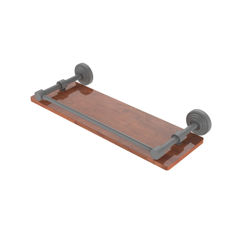 Beresford Bracket Shelf, Matte Gray, 3" H x 16" W x 5" D