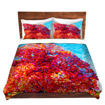 Ensemble de housse de couette DiaNoche en microfibre par Mandy Budan - Arbre de Bouddha