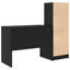 Desk With Storage With Shelf 2 Pcs 100 X 50 X 76 Cm-833828525