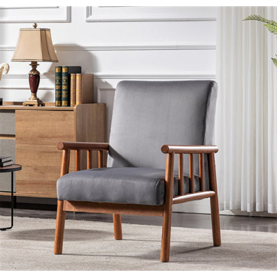 Gerame Velvet Armchair