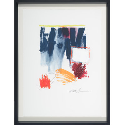 «Secondary Color Series # 4» par Robert Robinson, reproduction d'art sur papier encadrée