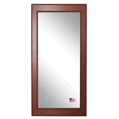 Miroir de plancher à pleine longueur de corde western