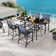 4 - Person Metal Patio Dining Set with Square Table