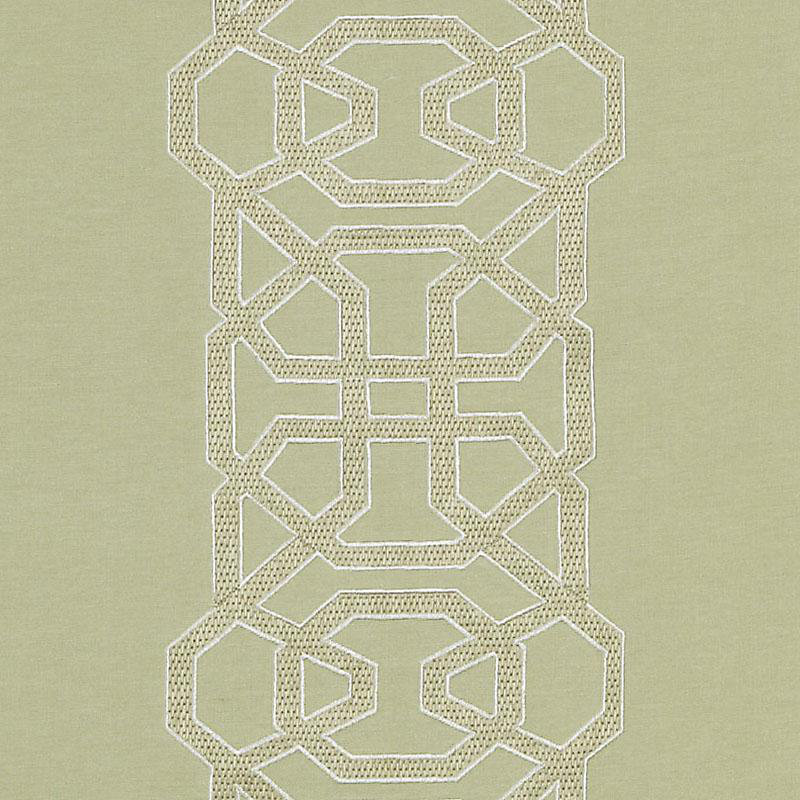 Tissu tressé chippendale Dorsoduro, Wasabi
