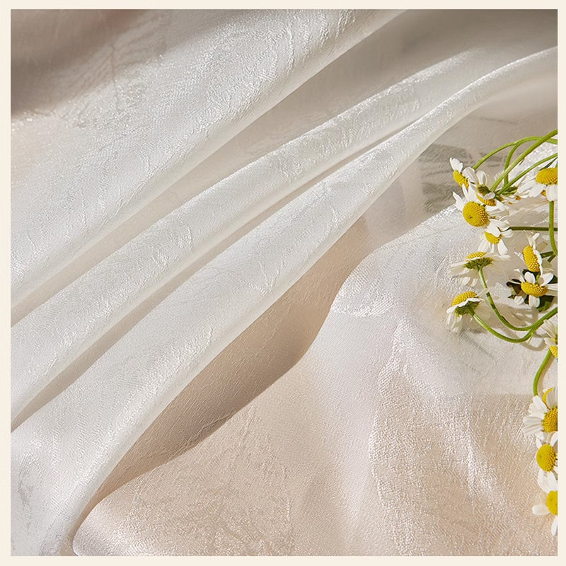 Raychael Polyester Semi Sheer Curtain Single Panel, 59" W x 106" L