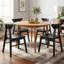 Modern Dining Chairs With Backrest, With Solid Wood Frame, For Dining Room/Living Room-513375602