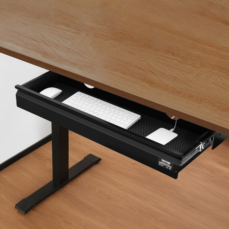 Tiroir coulissant pour bureau à domicile, H 4,21 po x l 29,13 po x P 9,25 po