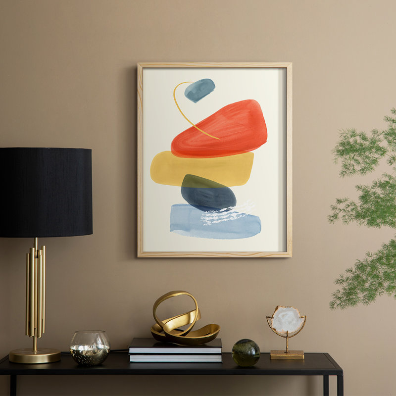 Bright Colour Bundle II Framed Print - Solid Wood, 11" H x 9" W