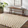 Cassarah Checkered Polyester Area Rug in Yellow/White