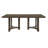 Burholme 84" 6-Person Brown Finish Dining Set - 1 Dining Table And 6 Dining Chairs