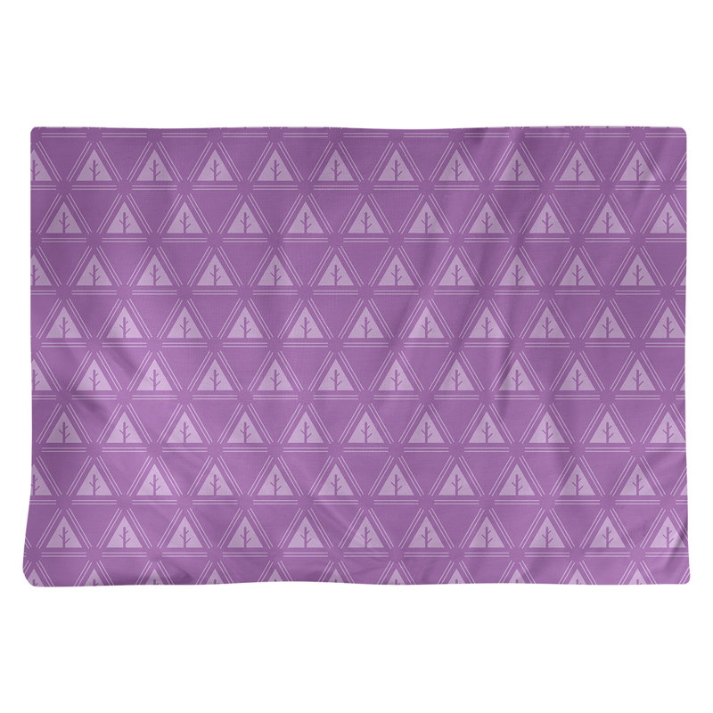 Récapitulatif de coton 18" classique à arbre minimaliste Barbra, Violet foncé, Coton