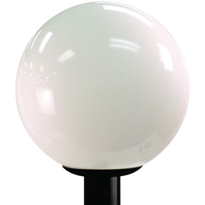 Solus 12" Globe Post Top Fixture with Opal Acrylic Lens