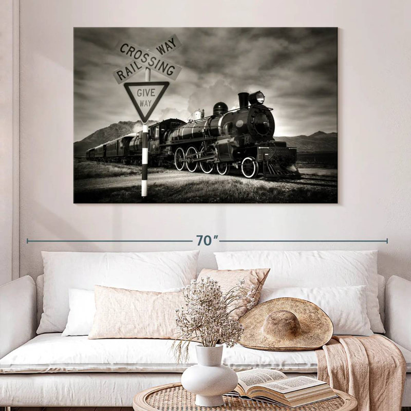 Mehar Rail Crossing, H 34 po x l 51 po