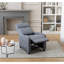 Fauteuil massant individuel moderne et rembourré de 65 cm de large pour cinéma maison, avec télécommande