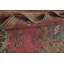 Tapis rose rétro en laine 8x11
