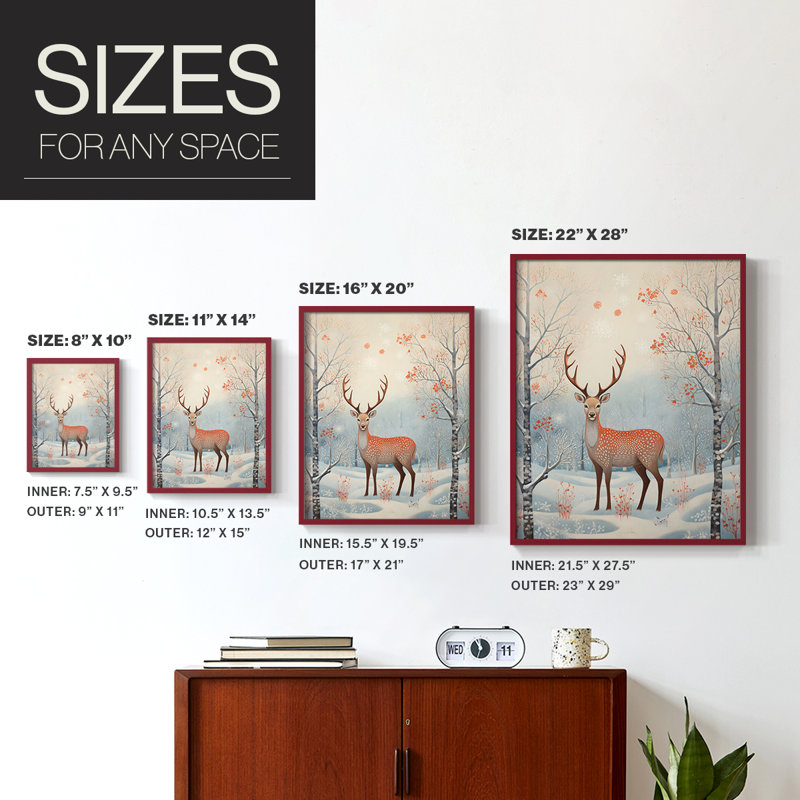 "ANIMALS Series CDLxx", H 21 po x l 17 po, Rouge