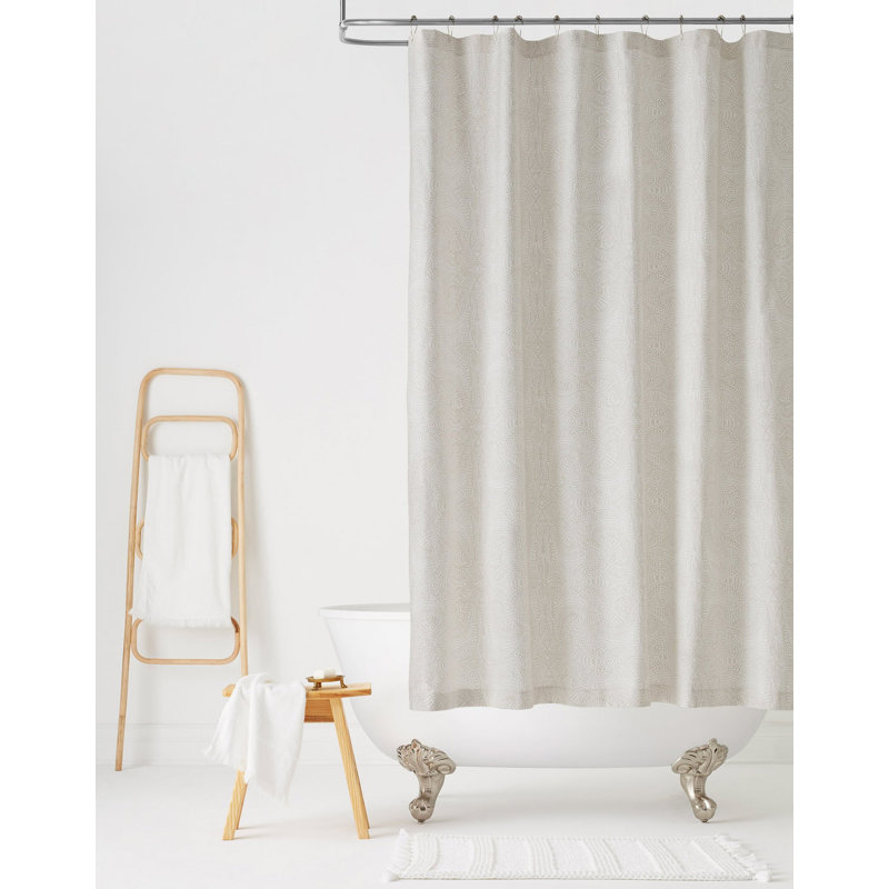 Andanza Shower Curtain, Taupe
