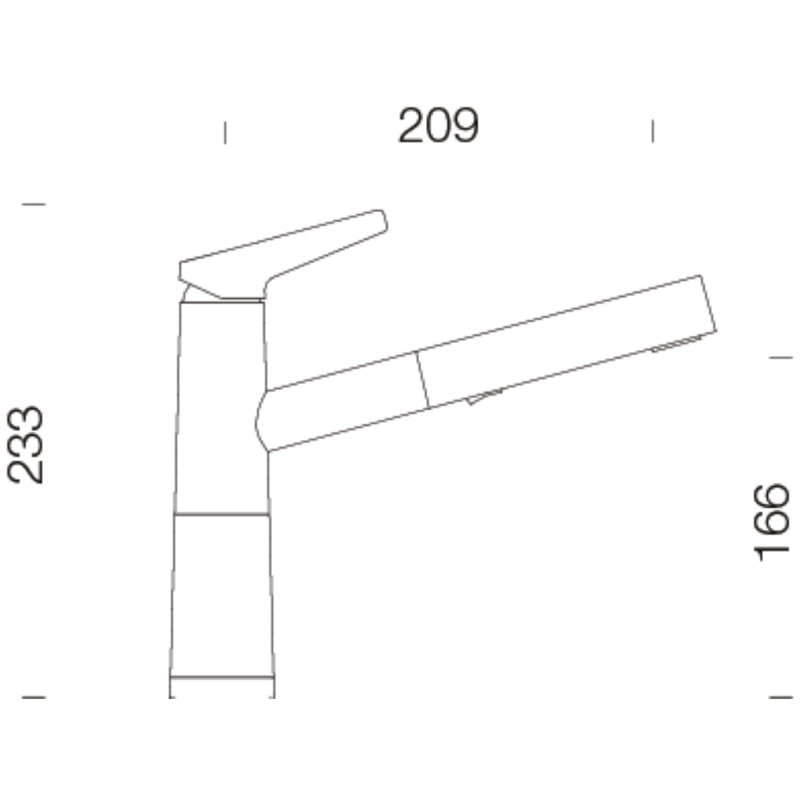 Schock Single Lever Monobloc Tap, Polaris