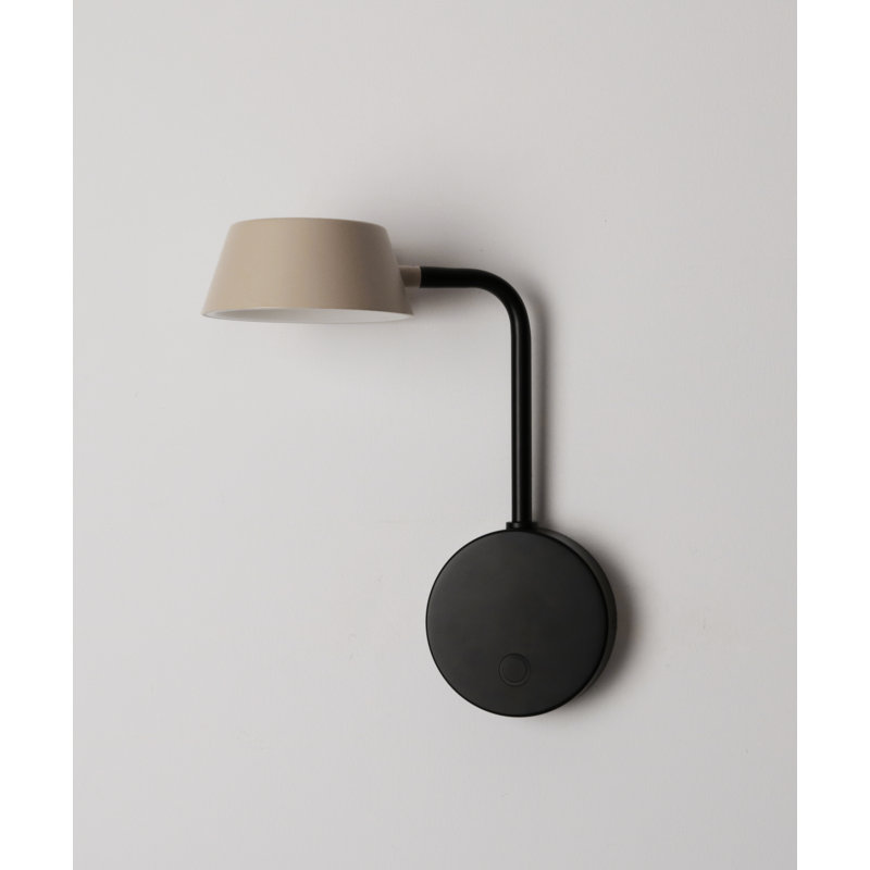 Vada 1 - Light LED Armed Sconce, Oatmeal